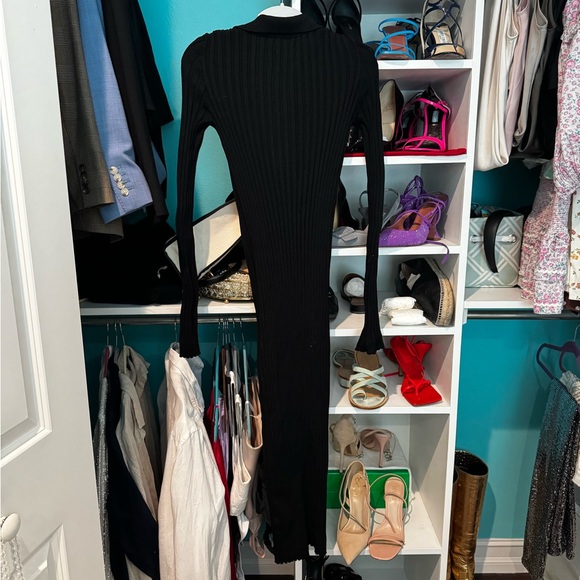 Anine Bing Ribbed Cardigan Dress - Picture 3 of 5